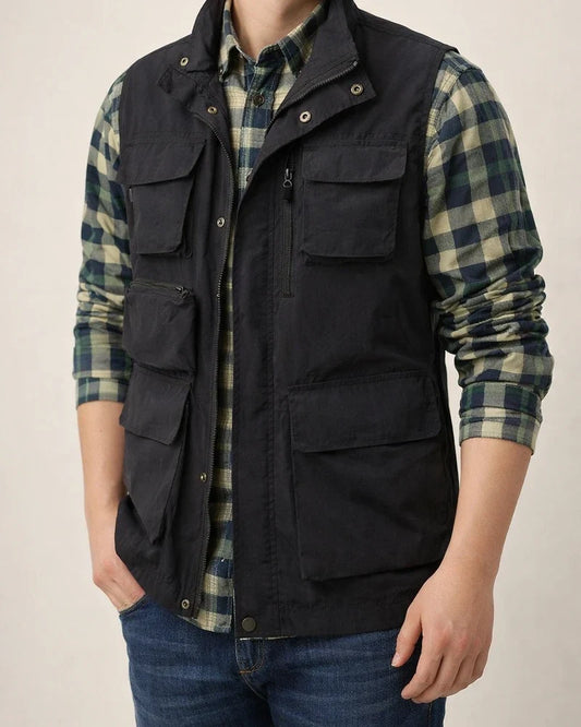 Men's Casual Vest Waterproof Quick-drying Outdoor Casual Undershirt Large Size Vest Jacket | JRSEE:3c61c51c-fa4d-48df-8b0a-6701d13967b9
