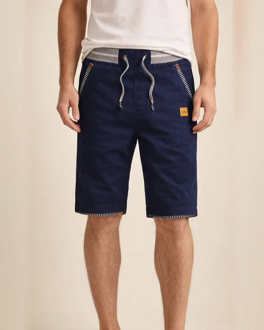 Men's Chino Shorts Shorts Beach Shorts Elastic Drawstring Design Stylish Casual / Sporty Sports Outdoor Daily Cotton Blend Comfort Breathable Stripe Mid Waist White Black Gray M L XL | JRSEE:b9a552f6-81e4-407c-b290-6a0db40e5ad2