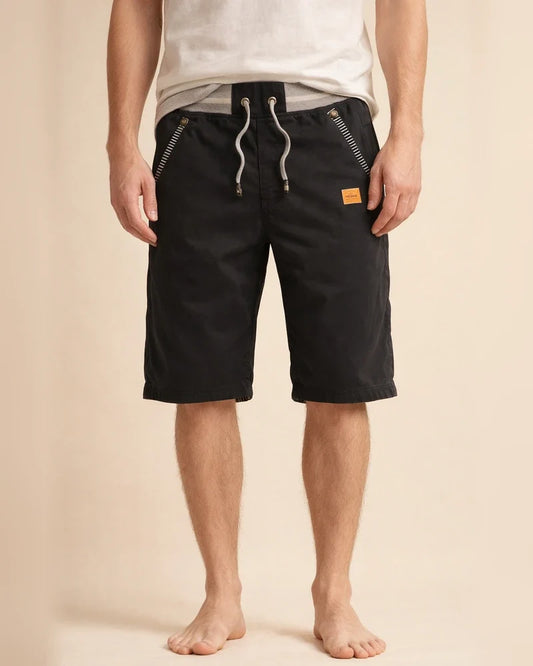 Men's Chino Shorts Shorts Beach Shorts Elastic Drawstring Design Stylish Casual / Sporty Sports Outdoor Daily Cotton Blend Comfort Breathable Stripe Mid Waist White Black Gray M L XL | JRSEE:8d6cb796-eebc-47a7-829e-c49cd6a5cc13