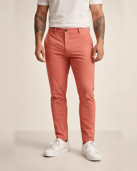 Men's Chinos Chino Pants Pocket Geometry Business Daily Cotton Blend Stylish Casual Black White Micro-elastic | JRSEE:df58b35e-13b6-4eab-84d6-d78b40e569f4