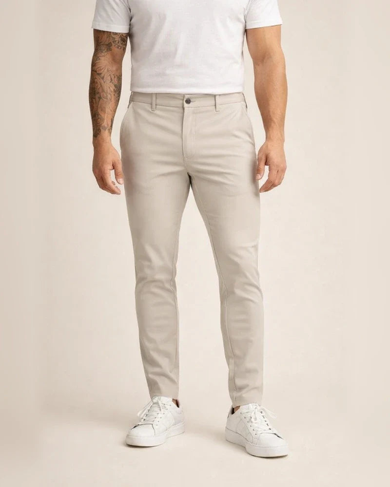 Men's Chinos Chino Pants Pocket Geometry Business Daily Cotton Blend Stylish Casual Black White Micro-elastic | JRSEE:0be68820-2f77-4e3f-be64-c77f2b693acc