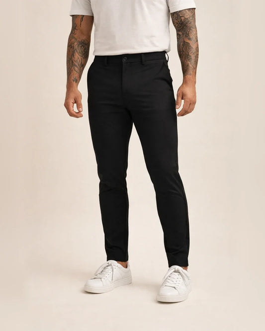 Men's Chinos Chino Pants Pocket Geometry Business Daily Cotton Blend Stylish Casual Black White Micro-elastic | JRSEE:05748a8b-4db9-45b3-98dc-d8dbabf4c6a0