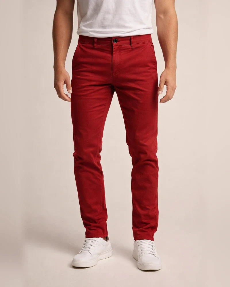 Men's Chinos Slacks Jogger Pants Straight Leg Geometry Breathable Soft Ankle-Length Home Daily Stylish Classic Style Slim Black White Mid Waist Micro-elastic | JRSEE:3ff0bb8c-9f97-4b7d-9412-625462456adf