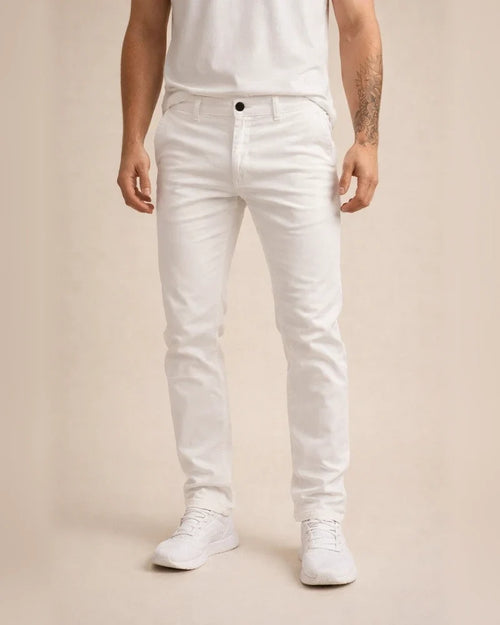 Men's Chinos Slacks Jogger Pants Straight Leg Geometry Breathable Soft Ankle-Length Home Daily Stylish Classic Style Slim Black White Mid Waist Micro-elastic | JRSEE:b3f3a0b3-7117-404f-8d43-5a31acf1b3c6