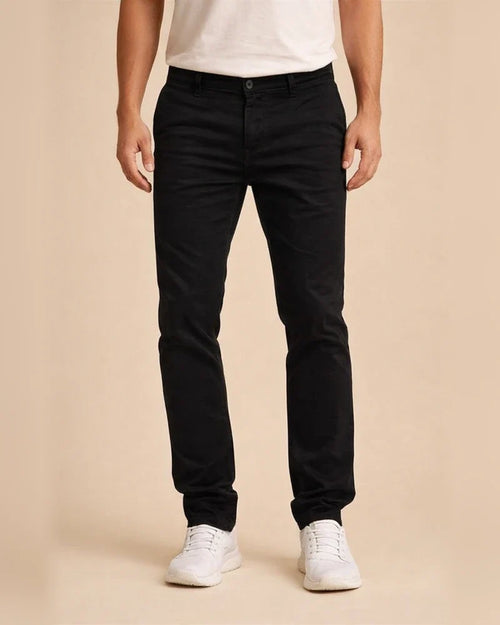 Men's Chinos Slacks Jogger Pants Straight Leg Geometry Breathable Soft Ankle-Length Home Daily Stylish Classic Style Slim Black White Mid Waist Micro-elastic | JRSEE:395a465e-0ead-477c-ab03-6571f6e0b2ec