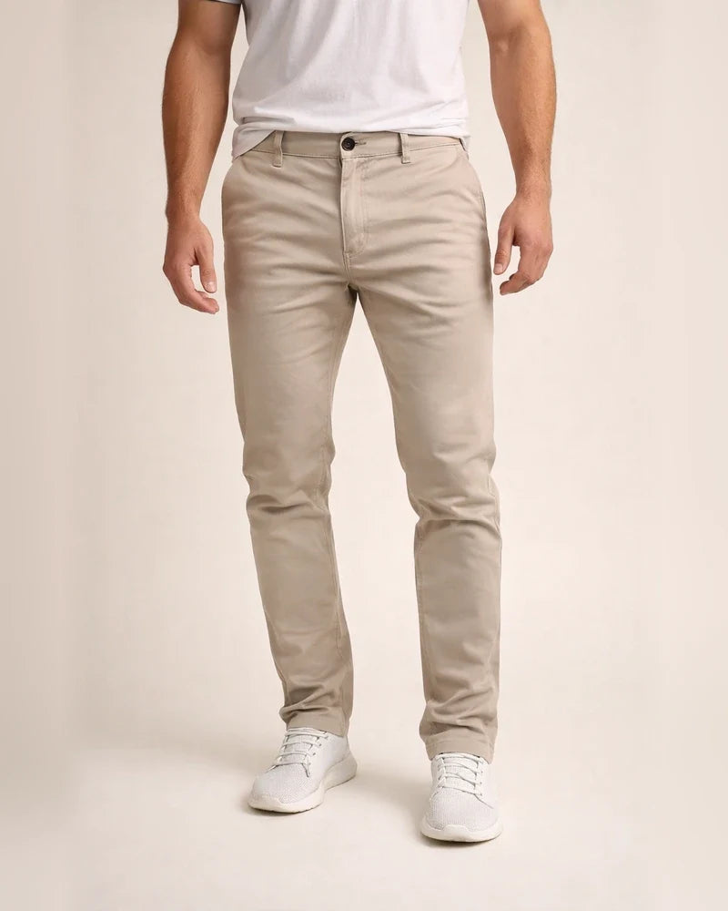Men's Chinos Slacks Jogger Pants Straight Leg Geometry Breathable Soft Ankle-Length Home Daily Stylish Classic Style Slim Black White Mid Waist Micro-elastic | JRSEE:2498b809-b715-494c-a682-4b3fd2f87183