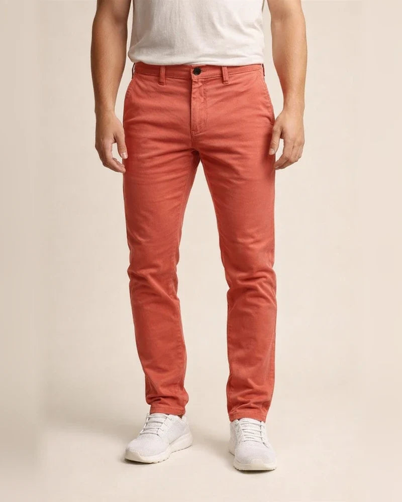 Men's Chinos Slacks Jogger Pants Straight Leg Geometry Breathable Soft Ankle-Length Home Daily Stylish Classic Style Slim Black White Mid Waist Micro-elastic | JRSEE:9edb9bec-9226-4fc7-b845-ff4661b1c2f8