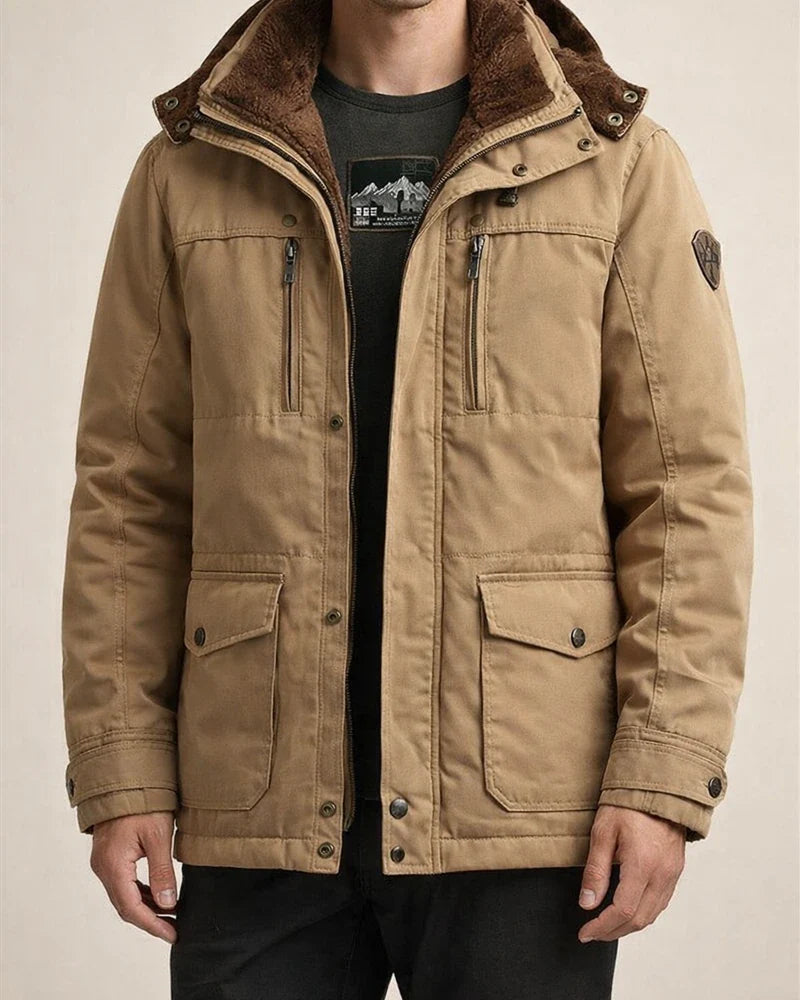 Men's Cotton Clothing Winter Medium-length Padded Thickened Cotton Clothing Casual Windproof Warm Cotton Jacket | JRSEE:2d4c5061-df39-4f6c-a8d0-9431e25ca0f1