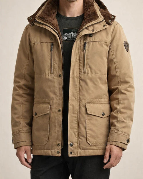 Men's Cotton Clothing Winter Medium-length Padded Thickened Cotton Clothing Casual Windproof Warm Cotton Jacket | JRSEE:2d4c5061-df39-4f6c-a8d0-9431e25ca0f1