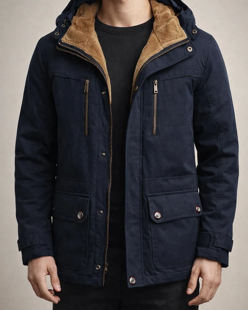 Men's Cotton Clothing Winter Medium-length Padded Thickened Cotton Clothing Casual Windproof Warm Cotton Jacket | JRSEE:65a2f464-be0e-4393-bfe9-5b21ed1427bd