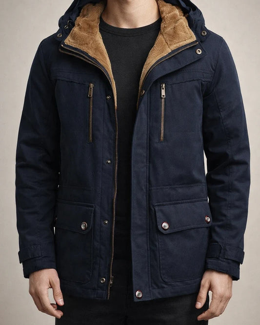 Men's Cotton Clothing Winter Medium-length Padded Thickened Cotton Clothing Casual Windproof Warm Cotton Jacket | JRSEE:65a2f464-be0e-4393-bfe9-5b21ed1427bd