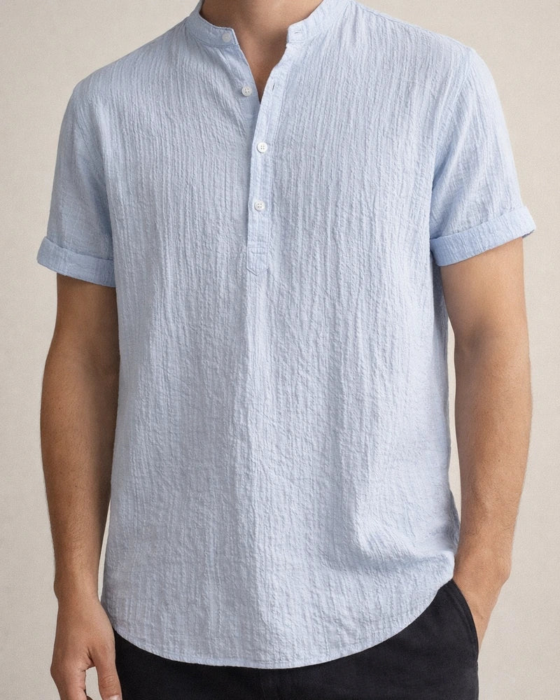 Men's Cotton Linen Shirt Casual Linen Solid Color Shirt for Men | JRSEE:47e31314-4234-481f-96e6-3da1c6d1280e