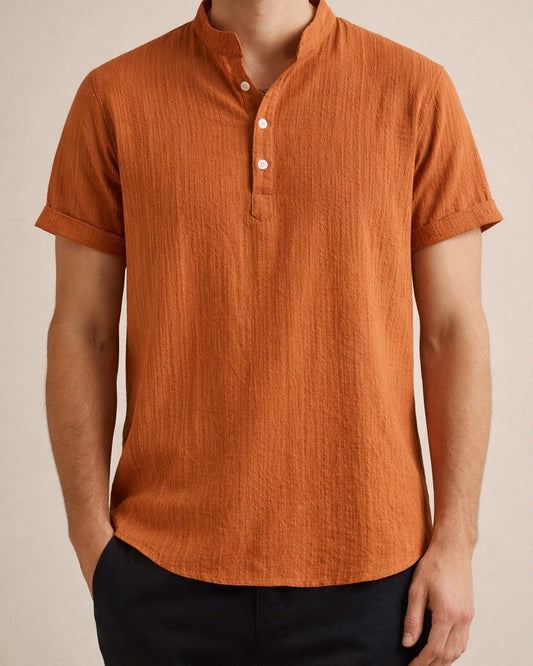 Men's Cotton Linen Shirt Casual Linen Solid Color Shirt for Men | JRSEE:4b7f8972-80bc-4749-abf2-a312f613d398