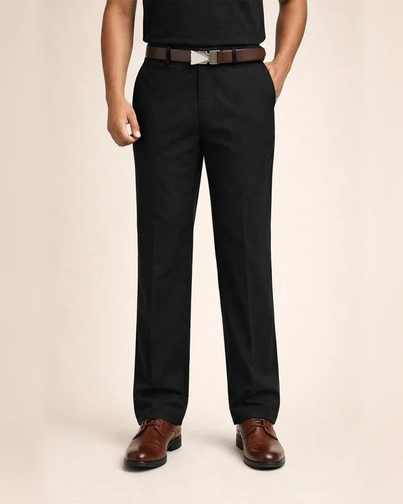 Men's Dress Pants Linen Pants Trousers Summer Pants Pleated Pants Pocket Straight Leg Plain Comfort Breathable Formal Business Casual Linen / Cotton Blend Fashion Classic White Yellow Micro-elastic | JRSEE:82fb076e-432c-4e28-a0d5-94ff7d60de62