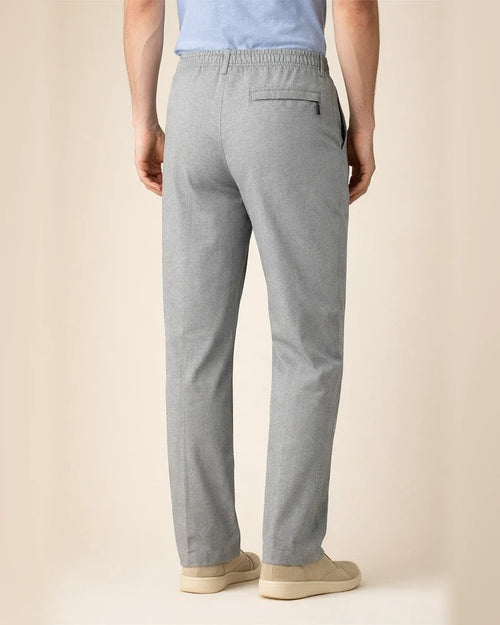 Men's Dress Pants Trousers Chinos Elastic Waist Plain Comfort Breathable Wedding Business Casual Fashion Formal Black+Grey Black High Waist Stretchy | JRSEE:2b2aac92-be10-4a33-bfad-0113636a588e