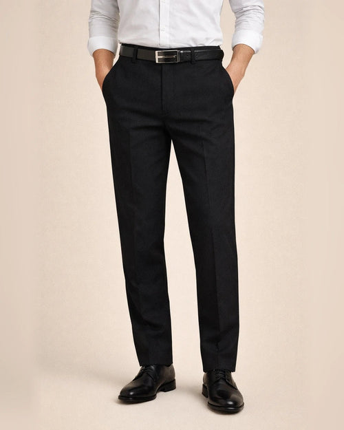 Men's Dress Pants Trousers Chinos Pocket Plain Comfort Breathable Full Length Wedding Office Business Chic & Modern Formal Black Deep Blue High Waist Micro-elastic | JRSEE:a091e170-1596-4c76-a081-db5b3ed1941e
