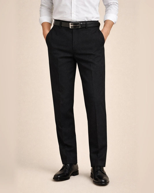 Men's Dress Pants Trousers Chinos Pocket Plain Comfort Breathable Full Length Wedding Office Business Chic & Modern Formal Black Deep Blue High Waist Micro-elastic | JRSEE:a091e170-1596-4c76-a081-db5b3ed1941e
