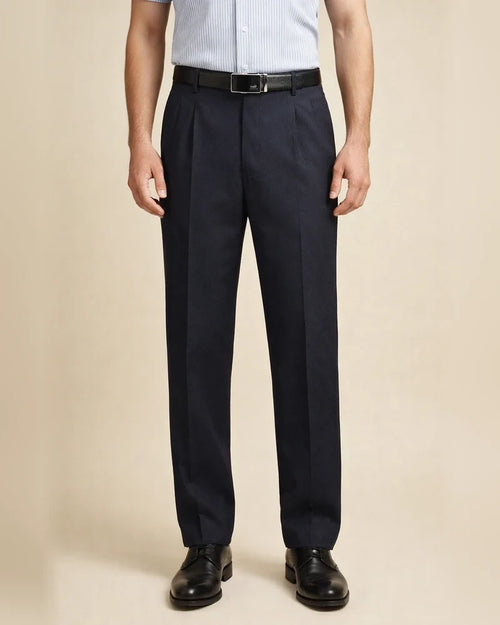 Men's Dress Pants Trousers Pleated Pants Zipper Pocket Straight Leg Plain Comfort Breathable Ankle-Length Wedding Office Work Fashion Chic & Modern Gray Green Smoky gray Micro-elastic | JRSEE:e5c5e6f1-ccf1-4a68-934d-ce0cdcf637f3