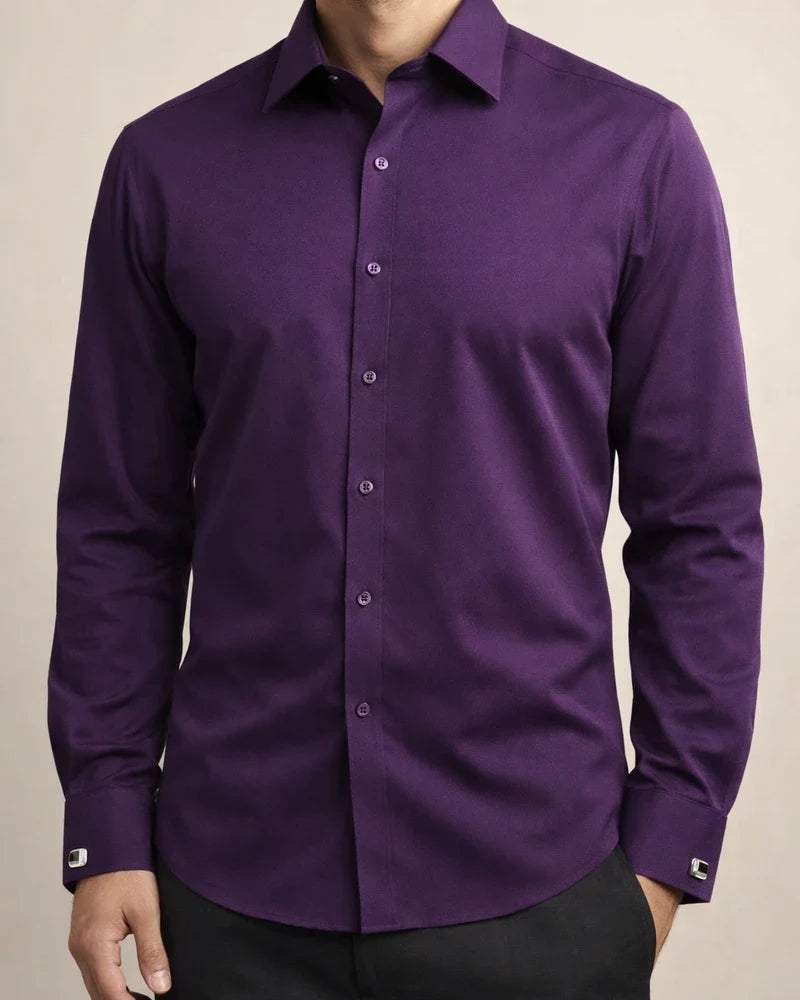 Men's Dress Shirt Black White Sky Blue Long Sleeve Striped Turndown Spring Fall Wedding Work Clothing Apparel | JRSEE:0e8a741a-2587-4a9a-b8c7-71a5446f75b0