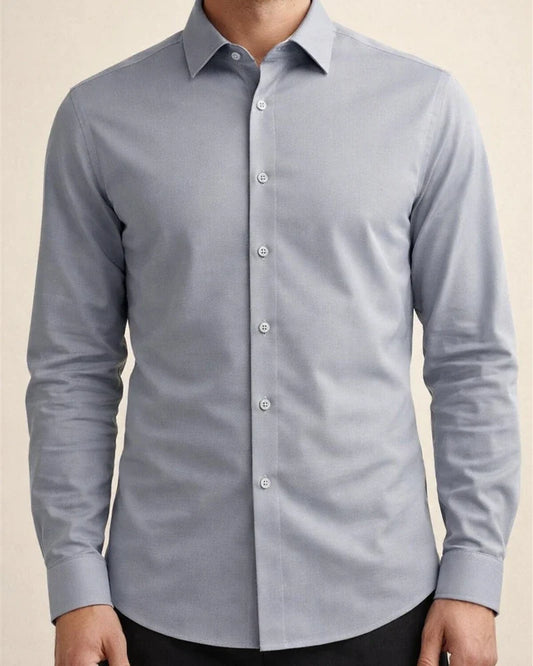 Men's Dress Shirt Black White Yellow Long Sleeve Solid Color Square Neck All Seasons Wedding Work Clothing Apparel | JRSEE:3725f883-3285-45ae-8702-c4ccaedfb1cc