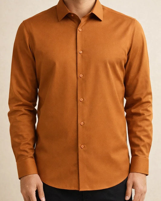 Men's Dress Shirt Black White Yellow Long Sleeve Solid Color Square Neck All Seasons Wedding Work Clothing Apparel | JRSEE:9f962a0a-d94e-4c93-994e-7128d1a18ed9