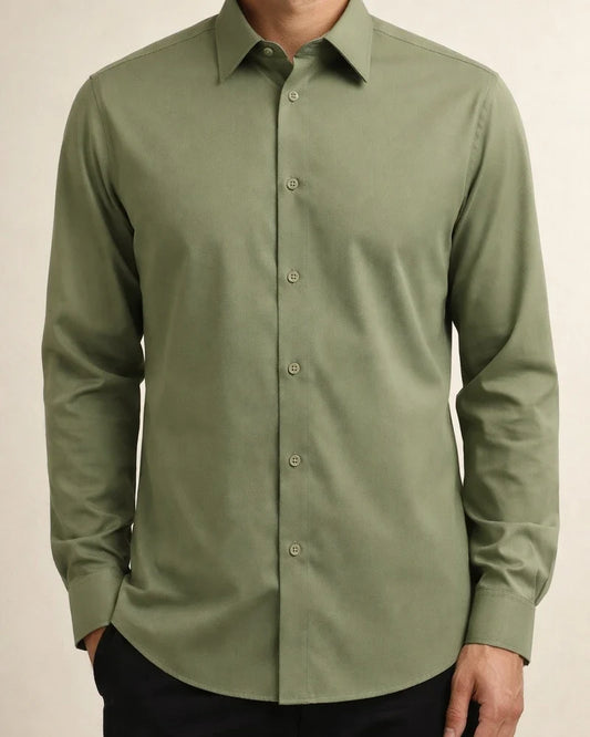 Men's Dress Shirt Black White Yellow Long Sleeve Solid Color Square Neck All Seasons Wedding Work Clothing Apparel | JRSEE:9899f272-4db0-496b-8b51-c963d8ab53ee