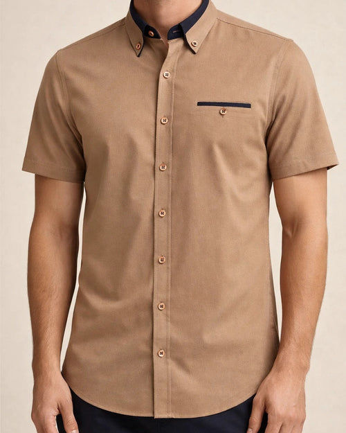 Men's Dress Shirt Button Down Shirt Collared Shirt Non Iron Shirt Light Pink White Red Short Sleeve Plain Collar All Seasons Wedding Work Clothing Apparel | JRSEE:74f8ed64-5e2d-4d36-b0d6-dd8b87595c3e