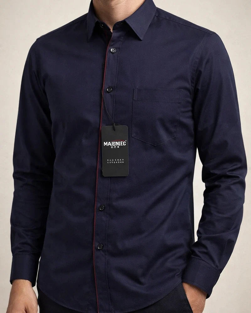 Men's Dress Shirt Button Down Shirt Collared Shirt Polka Dot Turndown Black White Red Navy Blue Blue Outdoor Work Long Sleeve Button-Down Print Clothing Apparel Fashion Streetwear Cool Business | JRSEE:b744d337-43ef-443c-ac26-e984128976bc
