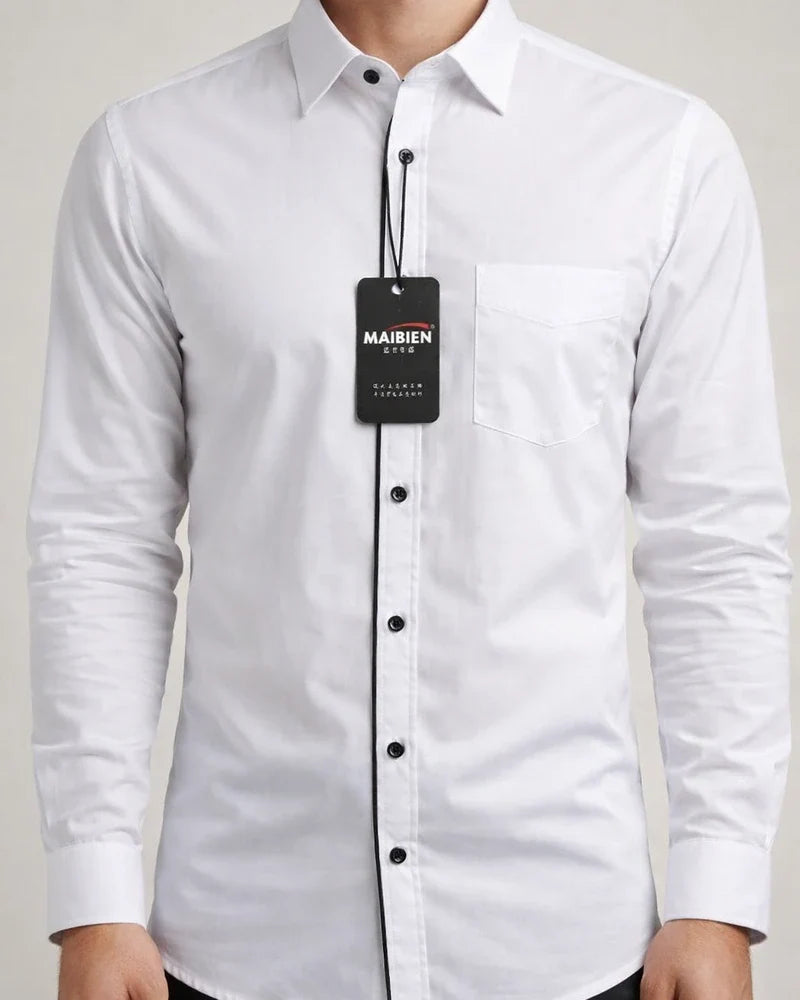 Men's Dress Shirt Button Down Shirt Collared Shirt Polka Dot Turndown Black White Red Navy Blue Blue Outdoor Work Long Sleeve Button-Down Print Clothing Apparel Fashion Streetwear Cool Business | JRSEE:6680724e-2a74-479a-a648-c39ae8e309aa