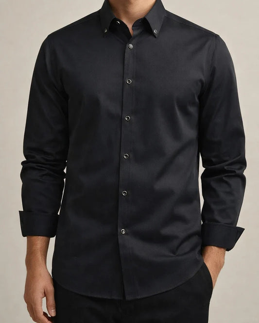 Men's Dress Shirt Button Down Shirt Silk Shirt Azure Lake blue Wine Long Sleeve Solid / Plain Color Turndown Spring & Fall Wedding Daily Wear Clothing Apparel Sexy | JRSEE:ba7971b9-b283-44a0-9a2a-9045f964cf86