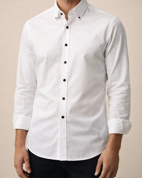 Men's Dress Shirt Button Down Shirt Silk Shirt Azure Lake blue Wine Long Sleeve Solid / Plain Color Turndown Spring & Fall Wedding Daily Wear Clothing Apparel Sexy | JRSEE:e8bca99c-44c4-45b3-8925-45862f5ecc7b