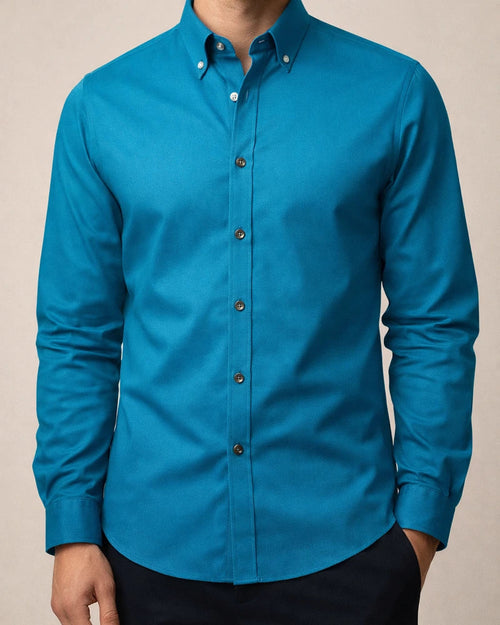 Men's Dress Shirt Button Down Shirt Silk Shirt Azure Lake blue Wine Long Sleeve Solid / Plain Color Turndown Spring & Fall Wedding Daily Wear Clothing Apparel Sexy | JRSEE:67046f01-ab10-4039-97d2-38219ed49cab