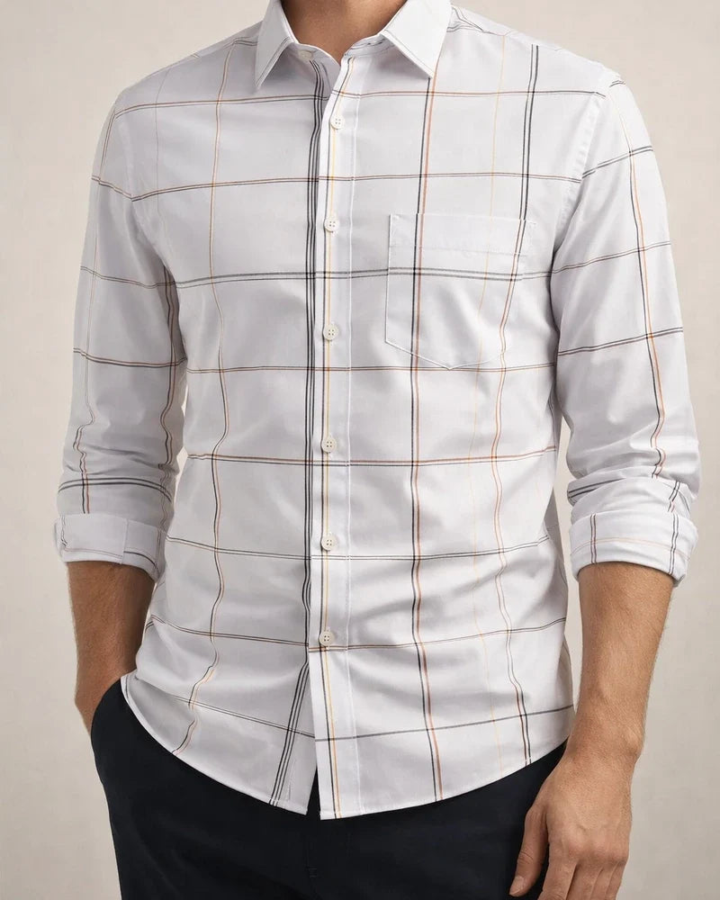 Men's Dress Shirt Button Up Shirt Collared Shirt Geometry Square Neck Black / Red Black / Gray Sea Blue Black White Casual Daily Long Sleeve Print Clothing Apparel Designer | JRSEE:923577f2-5030-4105-91ef-5f2a526b0773