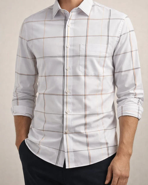 Men's Dress Shirt Button Up Shirt Collared Shirt Geometry Square Neck Black / Red Black / Gray Sea Blue Black White Casual Daily Long Sleeve Print Clothing Apparel Designer | JRSEE:923577f2-5030-4105-91ef-5f2a526b0773