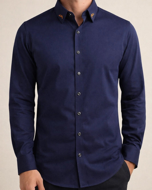 Men's Dress Shirt Button Up Shirt Collared Shirt Non Iron Shirt Plain Standing Collar Light Pink Black White Red Blue Work Daily Long Sleeve Button-Down Clothing Apparel Streetwear Simple Casual Slim | JRSEE:dc89101c-ab6a-44a5-a006-3f7baba6cbcc