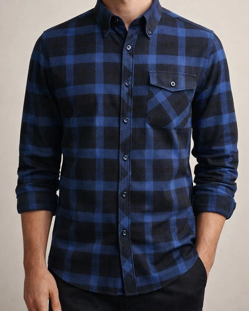 Men's Dress Shirt Button Up Shirt Plaid Shirt Collared Shirt Tartan Collar Turndown A B C D E Wedding WorkWear Long Sleeve Button-Down Clothing Apparel Business Simple | JRSEE:1d188e5b-ab0a-4966-953a-f4ed4fcedcb9