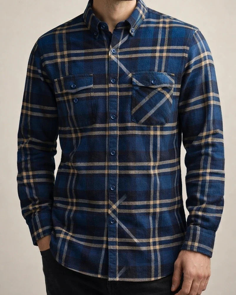 Men's Dress Shirt Button Up Shirt Plaid Shirt Collared Shirt Tartan Collar Turndown A B C D E Wedding WorkWear Long Sleeve Button-Down Clothing Apparel Business Simple | JRSEE:b74c1c9f-f389-4978-8ce5-f80607501931