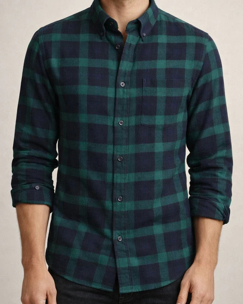 Men's Dress Shirt Button Up Shirt Plaid Shirt Collared Shirt Tartan Collar Turndown A B C D E Wedding WorkWear Long Sleeve Button-Down Clothing Apparel Business Simple | JRSEE:2b24c2e6-5b80-440d-9f98-3197e887992a