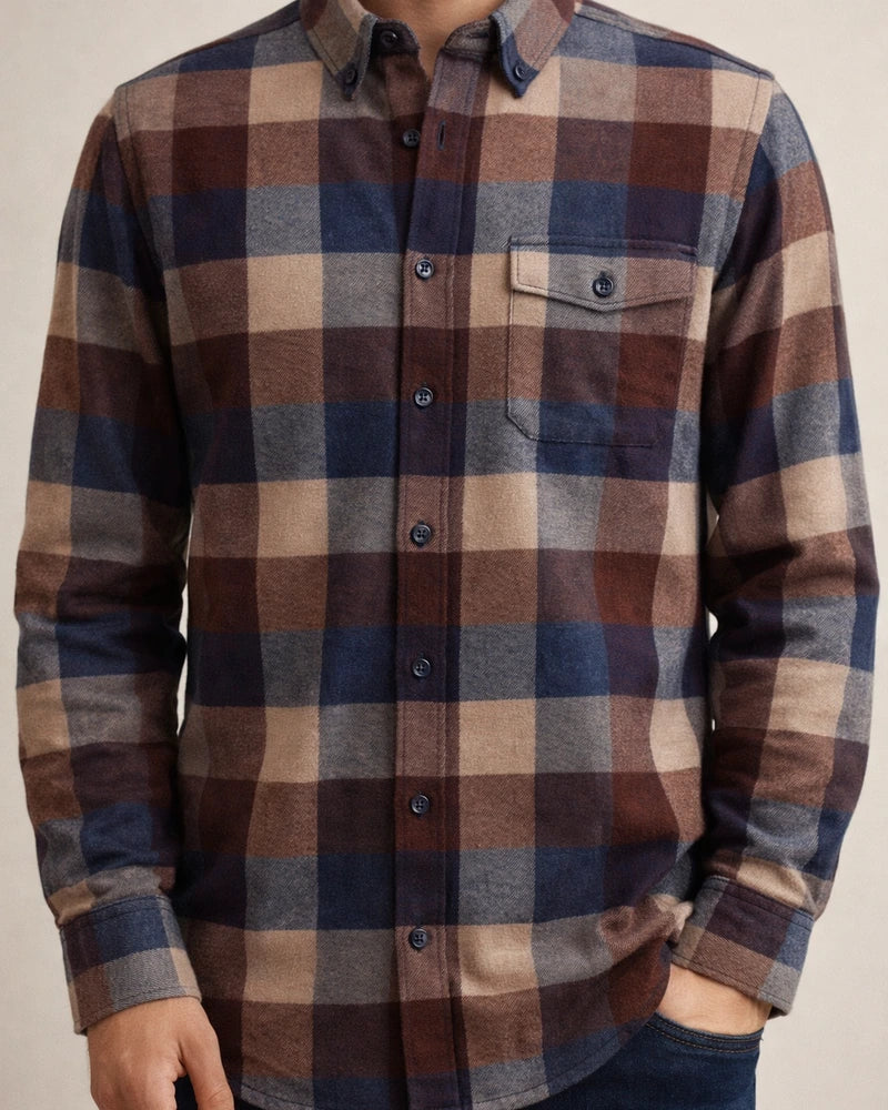 Men's Dress Shirt Button Up Shirt Plaid Shirt Collared Shirt Tartan Collar Turndown A B C D E Wedding WorkWear Long Sleeve Button-Down Clothing Apparel Business Simple | JRSEE:640a1c83-8b6e-4752-a6e4-9e76dbfed27e