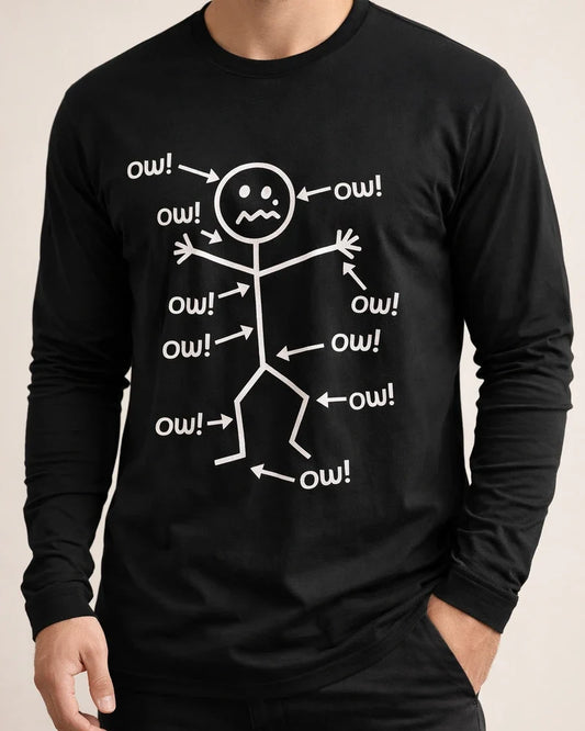 Men's Fall 3D New Style Snowflake Logo Print Pattern Long Sleeve T-Shirt | JRSEE:586b1192-4286-4a6a-a9ef-85555904ef43