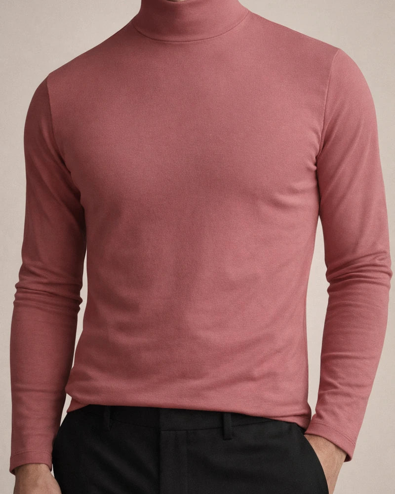 Men's Fall and Winter High Neck Long-sleeved T-shirt Men's Bottoming Shirt Men's Solid Color Tops | JRSEE:d8ba14b9-410a-4260-af5a-09a3133f8283