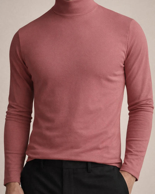 Men's Fall and Winter High Neck Long-sleeved T-shirt Men's Bottoming Shirt Men's Solid Color Tops | JRSEE:d8ba14b9-410a-4260-af5a-09a3133f8283