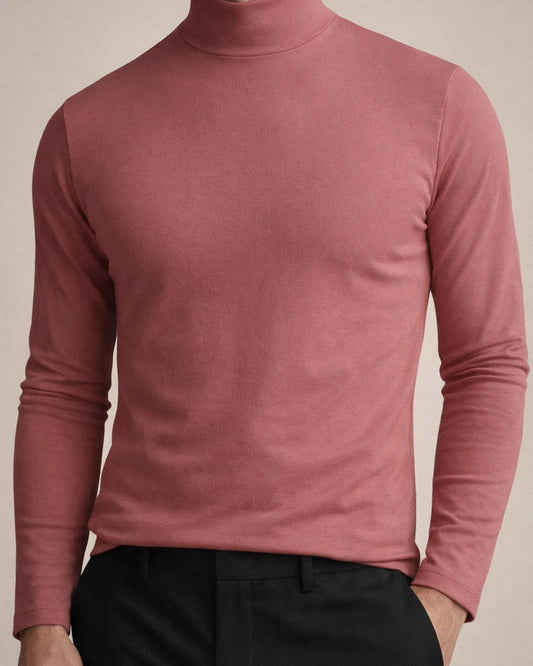 Men's Fall and Winter High Neck Long-sleeved T-shirt Men's Bottoming Shirt Men's Solid Color Tops | JRSEE:d8ba14b9-410a-4260-af5a-09a3133f8283