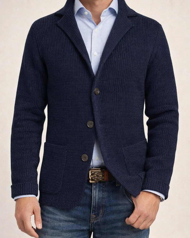 Men's Fall and Winter Stand-up Cardigan Suit Casual Knitted Jacket Jacket | JRSEE:ea26bc5c-c50e-4e27-85f9-de2a2fa5d0f1