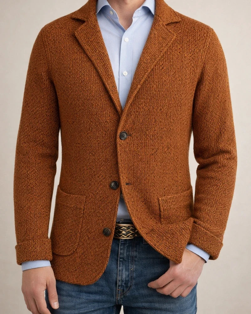Men's Fall and Winter Stand-up Cardigan Suit Casual Knitted Jacket Jacket | JRSEE:810f93f3-1eb6-4ccf-a5df-117e50f17174