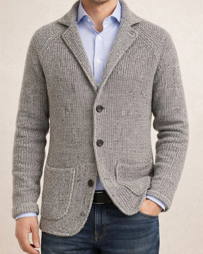 Men's Fall and Winter Stand-up Cardigan Suit Casual Knitted Jacket Jacket | JRSEE:56cdffd2-7f66-4262-a778-3311f86e0c81