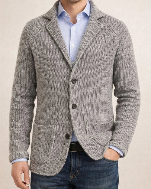 Men's Fall and Winter Stand-up Cardigan Suit Casual Knitted Jacket Jacket | JRSEE:56cdffd2-7f66-4262-a778-3311f86e0c81