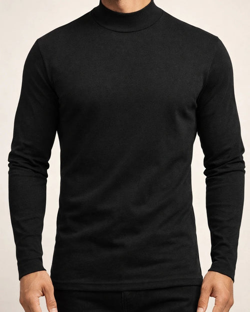 Men's Fall and Winter Thickened Warm High-neck Long-sleeved T-shirt Men's Bottoming Shirt De Velvet | JRSEE:fdcefa31-ce16-42c0-8873-c2b35c710bb5