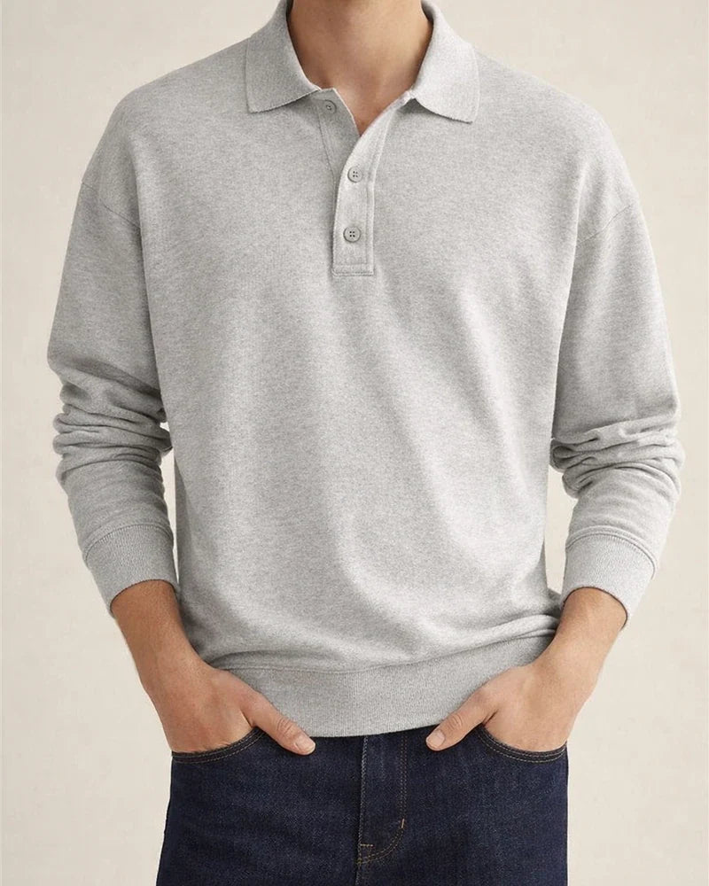 Men's Golf Shirt Knit Polo Street Casual Polo Collar Classic Long Sleeve Fashion Casual Solid Color Plain Button Front Simple Spring & Fall Regular Fit Black White Light Green Pink Wine Navy Blue | JRSEE:57a0a3d1-d453-4ba8-81a6-901a942a4a96