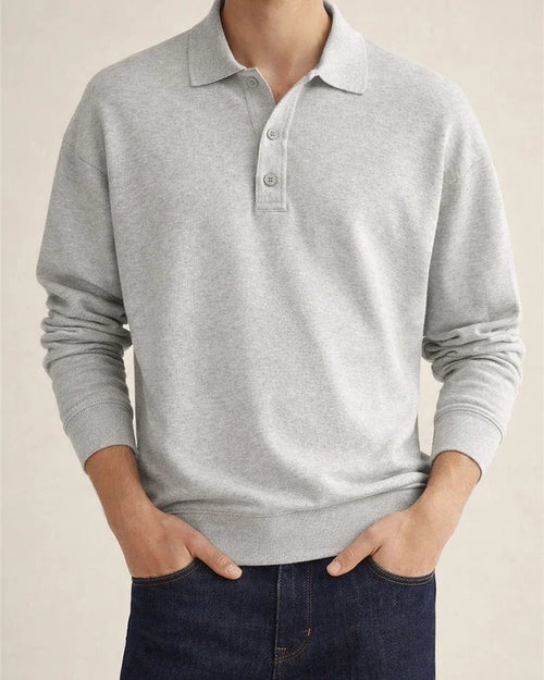 Men's Golf Shirt Knit Polo Street Casual Polo Collar Classic Long Sleeve Fashion Casual Solid Color Plain Button Front Simple Spring & Fall Regular Fit Black White Light Green Pink Wine Navy Blue | JRSEE:57a0a3d1-d453-4ba8-81a6-901a942a4a96